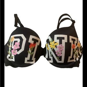 Pink by Victoria Secret Wear Everywhere T Shirt Bra Underwire Convertible 32C